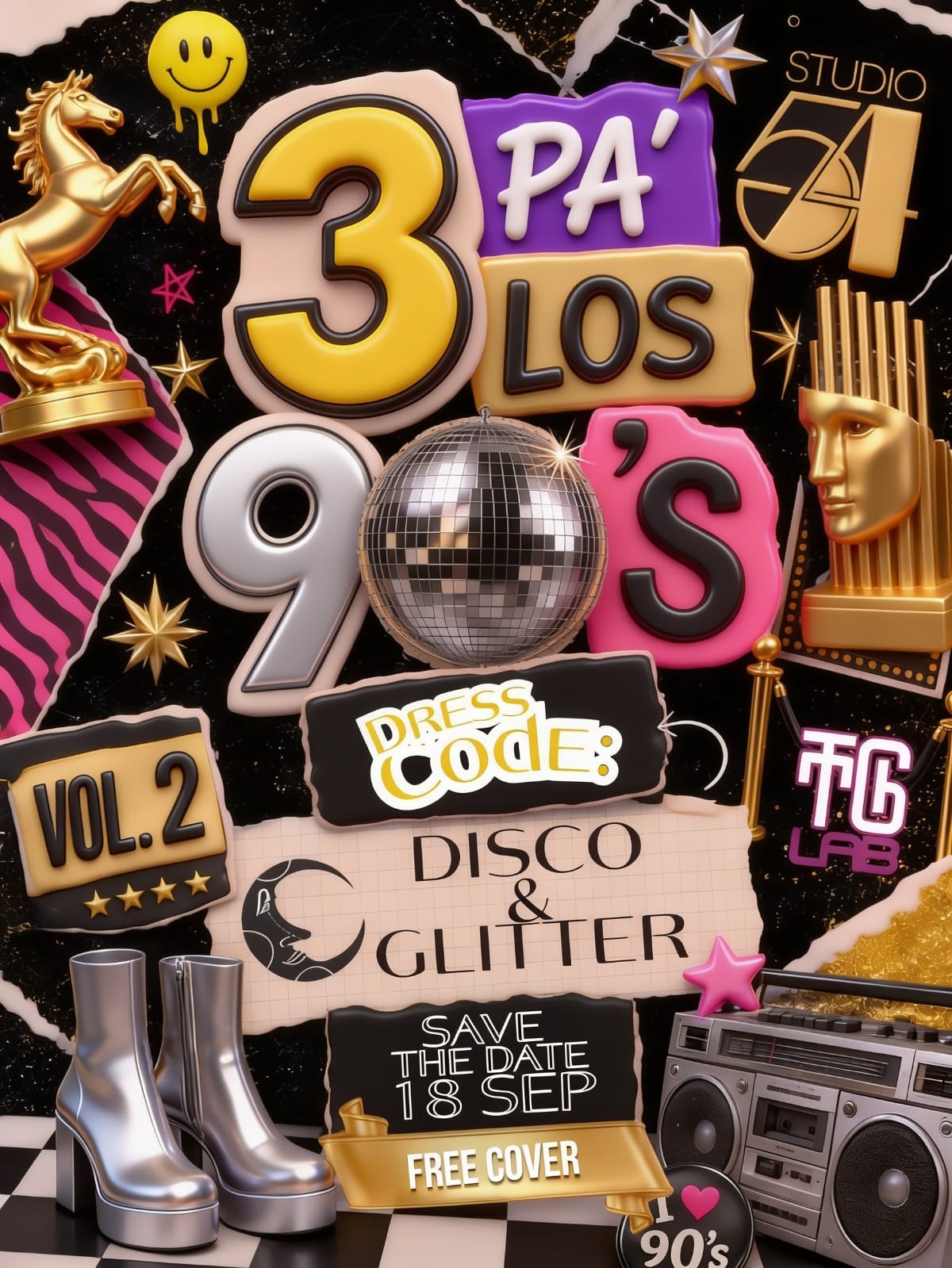 3 Pa Los 90s vol.2