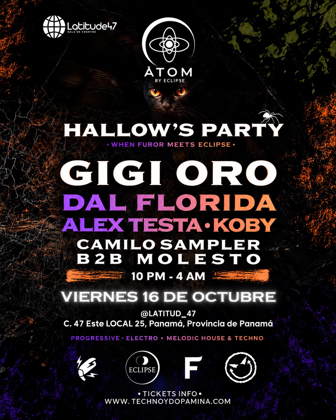 🎃🔥Electronic Party • Latitude 47📍