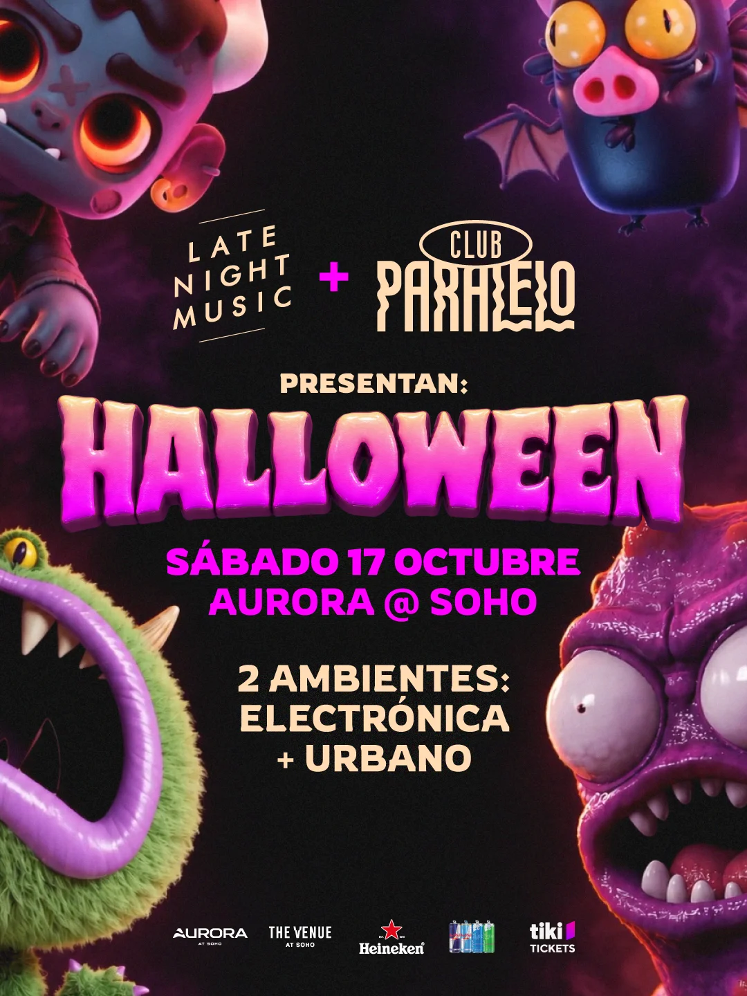 Halloween Late Night Music + Club Paralelo